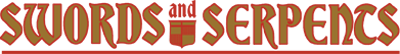 Swords and Serpents logo for NES